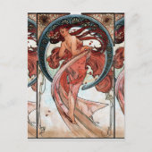 Alfons Mucha 1898 Dance Postkarte (Vorderseite)