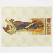 Alfons Mucha 1898 Fleecedecke (Vorderseite (Horizontal))