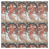 Alfons Mucha 1898 Tanz Stoff (Muster)