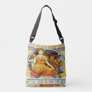 Alfons Mucha 1903 Exposition Universelle Tragetaschen Mit Langen Trägern