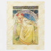 Alfons Mucha 1911 Princezna Hyacinta Fleecedecke (Vorderseite)