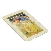 Alfons Mucha 1911 Princezna Hyacinta Magnet (Rechte Seite)