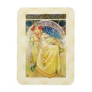 Alfons Mucha 1911 Princezna Hyacinta Magnet