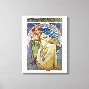 Alfons Mucha 1911 Prinzessin Hyacinta Leinwanddruck