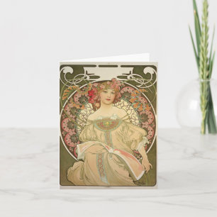 Alfons Mucha 2 Karte