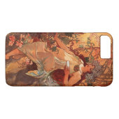 Alfons Mucha Art Nouveau Herbstmalerei Case-Mate iPhone Hülle (Rückseite (Horizontal))