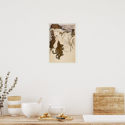 Alfons Mucha - Art Nouveau Poster (Küche)