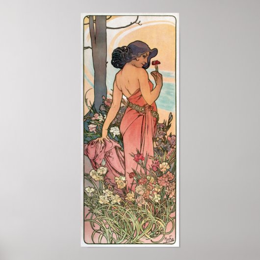 Alfons Mucha - Art Nouveau Poster (Vorne)