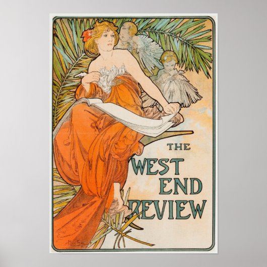 Alfons Mucha - Art Nouveau Poster (Vorne)