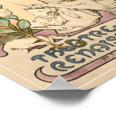 Alfons Mucha - Art Nouveau Poster (Ecke)