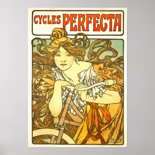 Alfons Mucha - Art Nouveau Poster (Vorne)
