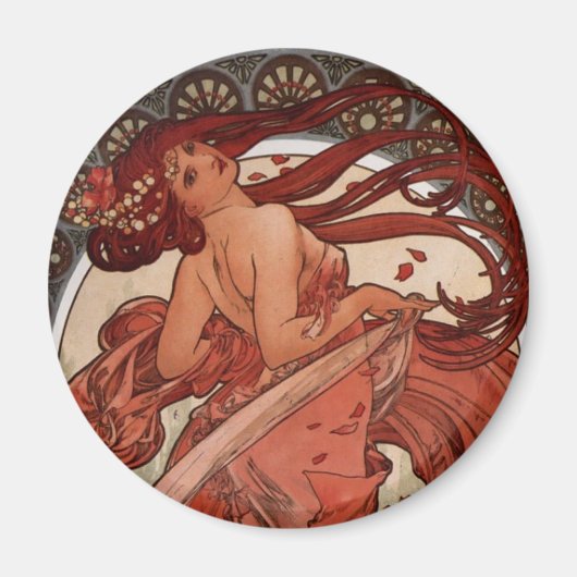 Alfons Mucha Dance Magnet (Vorne)