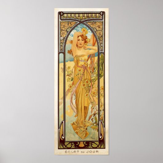 Alfons Mucha - Éclat du Jour Poster (Vorne)