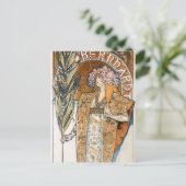Alfons Mucha Gismonda Postkarte (Stehend Vorderseite)