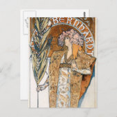 Alfons Mucha Gismonda Postkarte (Vorne/Hinten)