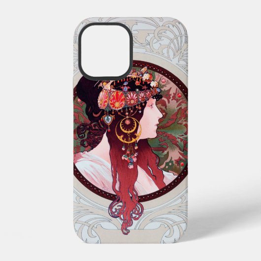 Alfons Mucha iPhone Hülle (Rückseite)