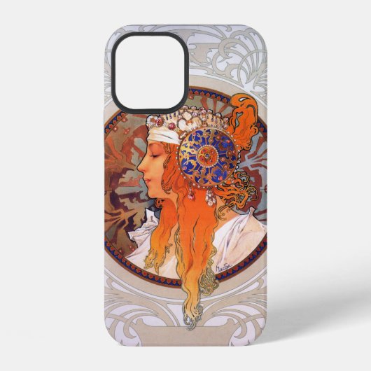 Alfons Mucha iPhone Hülle (Rückseite)