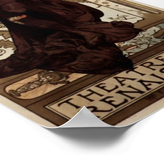 Alfons Mucha Lorenzaccio Poster (Ecke)