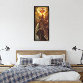 Alfons Mucha: Luna Leinwanddruck (Insitu (Schlafzimmer))