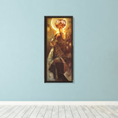 Alfons Mucha: Luna Leinwanddruck (Insitu (Holzboden))