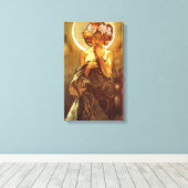 Alfons Mucha: Luna Leinwanddruck (Insitu (Holzboden))