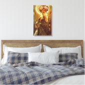 Alfons Mucha: Luna Leinwanddruck (Insitu (Schlafzimmer))