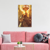 Alfons Mucha: Luna Leinwanddruck (Insitu (Wohnzimmer))