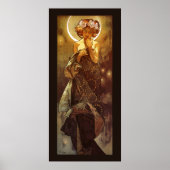 Alfons Mucha: Luna Poster (Vorne)