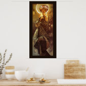 Alfons Mucha: Luna Poster (Küche)