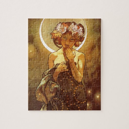 Alfons Mucha: Luna Puzzle (Vertikal)
