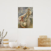 Alfons Mucha - Madonna von den Lilien 1905 Poster (Küche)