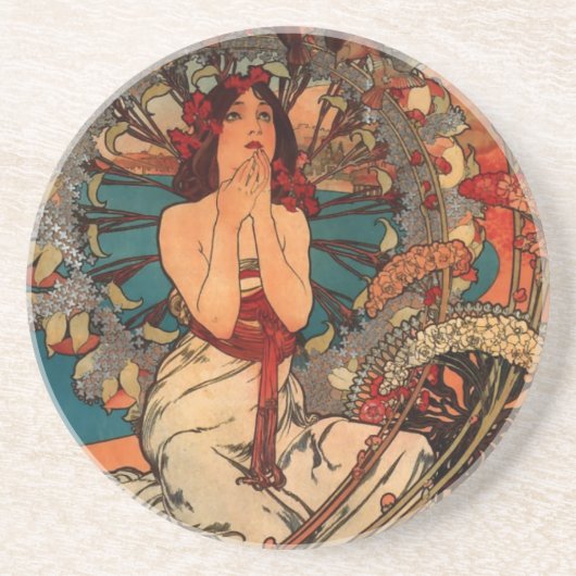 Alfons Mucha Monaco Monte Carlo Untersetzer (Vorne)