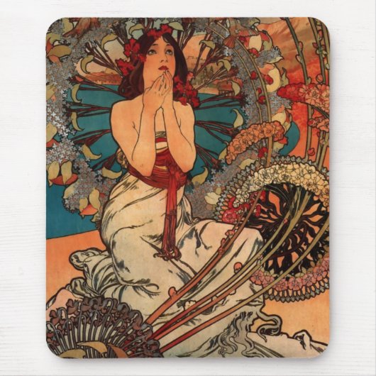 Alfons Mucha Monaco Mousepad (Vorne)