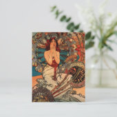 Alfons Mucha Monaco Postkarte (Stehend Vorderseite)