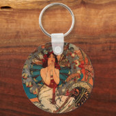 Alfons Mucha Monaco Schlüsselanhänger (Vorderseite)