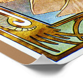 Alfons Mucha Morning Awakening Poster (Ecke)