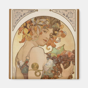Alfons Mucha - Obst Magnet