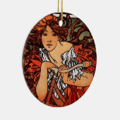 Alfons Mucha Perfecta Keramikornament (Rechts)