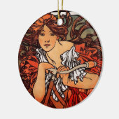 Alfons Mucha Perfecta Keramikornament (Links)
