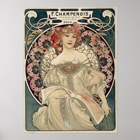 ALFONS MUCHA POSTER (Vorne)