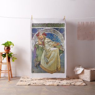 Alfons Mucha Princezna 1911 Hyacinta Stoff