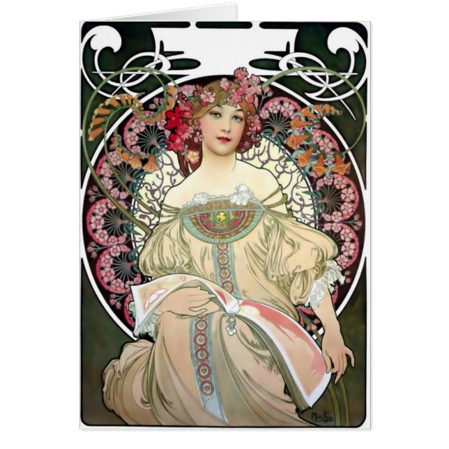 Alfons Mucha Reverie 1897 (Vorne)