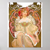 Alfons Mucha Reverie Poster (Vorne)