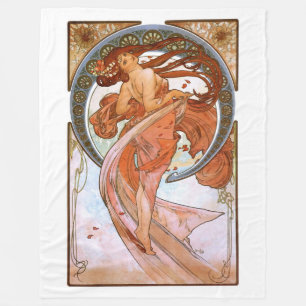 Alfons Mucha: Tanz Fleecedecke