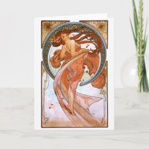 Alfons Mucha: Tanz Karte