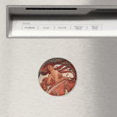Alfons Mucha Tanz Magnet (In Situ (Geschirrspüler))