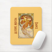 Alfons Mucha Tanz Vintage-Druck-Mauspad Mousepad (Mit Mouse)