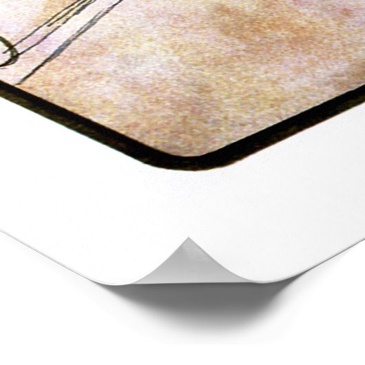 Alfons Mucha über Malerei Poster (Ecke)