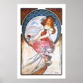 Alfons Mucha über Malerei Poster (Vorne)