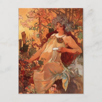 Alfons Mucha - Vier Jahreszeiten - DAS AUTUMN